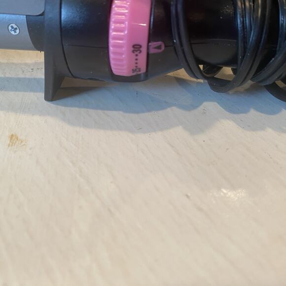 Revlon RV051‎ Tourmaline Ceramic Curling Iron Pink & Black Adjustable Heat - Picture 4 of 4